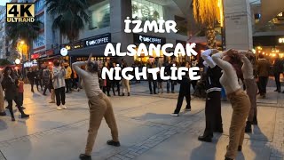 Izmir Alsancak Walking Tour l December 2021 Turkey Travel Guide 4K UHD [upl. by Eckhardt]