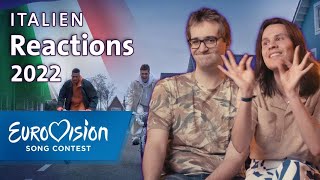 Mahmood amp Blanco  quotBrividiquot  Italien  Reactions  Eurovision Song Contest 2022  NDR [upl. by Llirret]