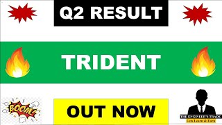 Trident Q2 Results 2024  Trident Result Today  Trident Results  Trident share latest newstrident [upl. by Aizan]