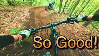 First time ever on a mtb DH double black at horseshoe bike park [upl. by Aneala]