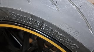 Bridgestone S22 Z900RS A quick post ride review [upl. by Ecnarretal150]