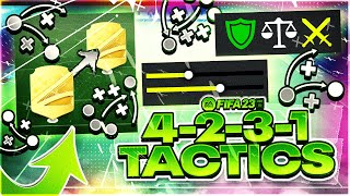 BEST 4231 CUSTOM TACTICS 4231 META TACTICS amp INSTRUCTIONS  FIFA 23 ULTIMATE TEAM [upl. by Norvin]