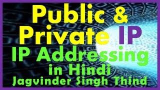 What is Public and Private IP Address in hindi [upl. by Noraf]