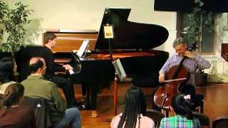 Milhaud Elegie for cello and piano Op 251  John Koen amp Ruslan Odintsov [upl. by Mil]