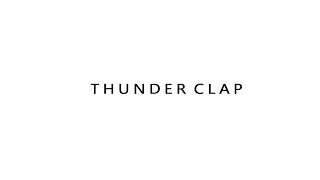 Thunder Clap Sound FX HD  Thunder Sound For Editing [upl. by Adigirb]