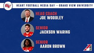 2024 Heart Football Media Day — Grand View University [upl. by Cypro883]