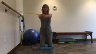 Core Stability Alphabet with resistance band [upl. by Tristram]