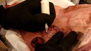 FREDIMIX TATTOO  TRACAGE SUR PEAU DE COCHON LA TECHNIQUE EN FRANCAIS [upl. by Feil]