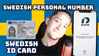 Swedish Personal number amp how to get  swedish ID card Bank ID sweden personal number [upl. by Amikan]