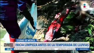 Inician la limpieza en causes ríos arroyos y barrancas en la alcaldía Tlalpan  Francisco Zea [upl. by Aihsiyt]