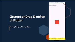 Gesture Drag dan Pan di Flutter [upl. by Eninnaj959]