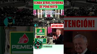 Reforma energética de PEÑA NIETO es echada para ATRAS PEMEX Y CFE empresa ESTALES [upl. by Mame207]