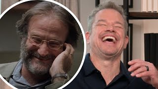 Matt Damon Shares Incredible Robin Williams GOOD WILL HUNTING Story  INTERVIEW [upl. by Rannug]