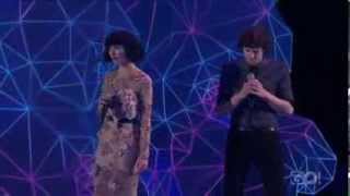 Gotye featKimbra  Somebody That I Used To Know live  Aria 2011 [upl. by Annaoj]