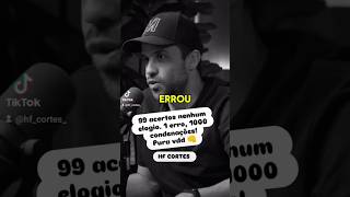 ‎99 acertos nenhum elogio 1 erro 1000 condenaçõesmarçal amigo deus motivação like shorts [upl. by Enairda821]