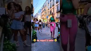 Pianta scherzo Napoli 😂paura humor scherzo bushman bushmanprank prank pranks reaction fyp [upl. by Aken845]