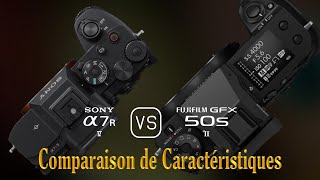 Sony A7R V vs Fujifilm GFX 50s II Une Comparaison de Caractéristiques [upl. by Arretnahs415]