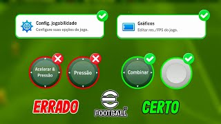 MELHORES CONFIGURAÇÕES QUE PODEM TE LEVAR A PRIMEIRA DIVISÃO NO EFOOTBALL 2025 MOBILE [upl. by Walther]