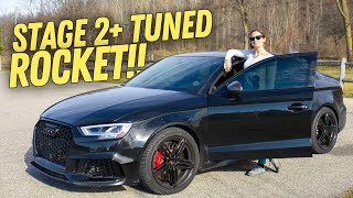 She Drives a WILD 600HP RS3  POV Drive  Review [upl. by Sidwell]