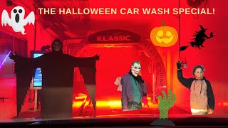 The Halloween Car Wash Special Spooky MacNeil Tunnel At A Petro CanadaKlassic Car Wash In Barrie [upl. by Tsyhtema901]