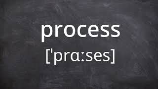 PROCESS Pronunciation in American English [upl. by Kciv389]