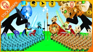 FINAL BOSS ICE XIPHOS VS MEGA GIANT BOSS SAVAGE RED XIPHOS  Stick War Legacy Mod  Stick789Apk [upl. by Britni244]