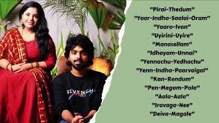 GV PRAKASH SAINDHAVI HIT SONGS TAMIL LATEST [upl. by Myk]