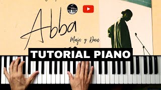 Tutorial Abba Majo y Dan en el piano Tutorial  Acordes [upl. by Erund]