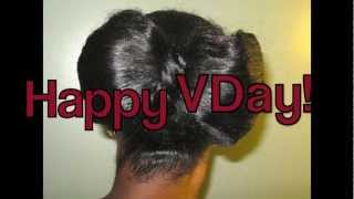 174 Natural Hair Tutorial quotWrapped in Lovequot [upl. by Aerdnaek203]