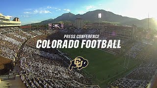 Colorado Football Postgame vs Baylor [upl. by Neenwahs]