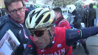 Vincenzo Nibali commenta la tappa regina della TirrenoAdriatico 2017 [upl. by Okiek]