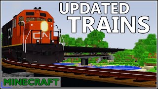 Trying The Updated Immersive Railroading MOD  Minecraft  City Server 97 [upl. by Idissak]