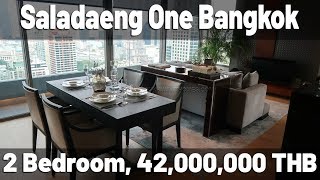 Saladaeng One Bangkok 2 Bedroom duplex condo for sale [upl. by Isa13]