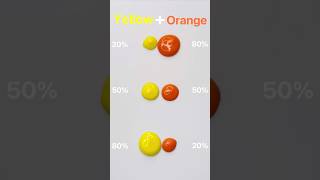 YellowOrange Mix satisfying colorfulmixing satisfyingcolormixing satisfying [upl. by Naesar447]