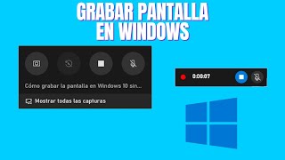 Cómo GRABAR la Pantalla de Tu PC en Windows 11 [upl. by Jarrow]