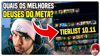 TIERLIST DOS MELHORES E PIORES DEUSES DO SMITE  PATCH 1011 [upl. by Ilehs784]