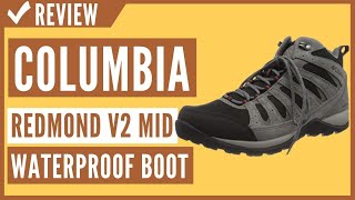 Columbia Mens Redmond V2 Mid Waterproof Boot Hiking Shoe Review [upl. by Obaza]