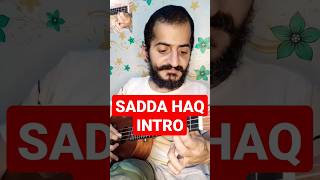 Sadda Haq Intro  shorts youtubeshorts ukuleletutorial [upl. by Kilroy523]