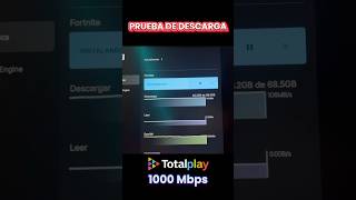 Totalplay 1000 Megas  Prueba de Descarga [upl. by Odrautse857]