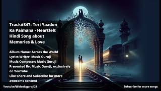 Track347 Teri Yaadon Ka Paimana  Heartfelt Hindi Song about Memories amp Love [upl. by Winwaloe]