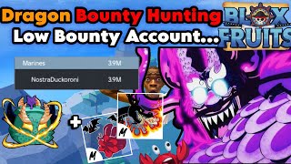 When A 30M Uses Low Bounty Accountl Montage Bounty Hunting l Blox Fruits [upl. by Ikcir475]