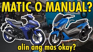 SCOOTER OR MANUAL NA MOTOR  Alin ba ang mas okay [upl. by Arline450]