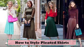 20 Style Tips On How To Wear A Pleated Skirt [upl. by Nevaj106]