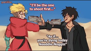 Vash Confession to Wolfwood Trigun Stampede Comics [upl. by Rafferty125]