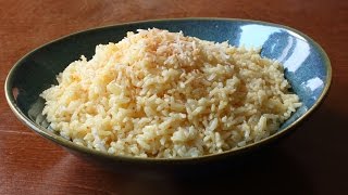 Savory Coconut Rice Recipe  How to Make a Coconut Rice Side Dish [upl. by Eicaj819]