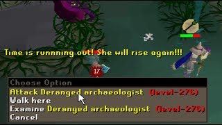 Testing NEW OSRS Boss Deranged Archaeologist [upl. by Yaker]