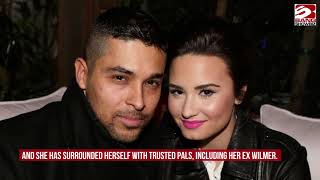 Wilmer Valderrama checked in on Demi Lovato after her split with her fiancé [upl. by Bobbye]