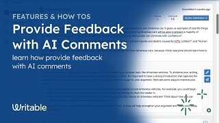 Provide Feedback with AI Comments [upl. by Ennaesor74]