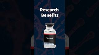 Research Benefits of TB500 skincare peptides fitness mens science TB500 [upl. by Nemajneb]