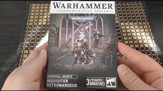 Inquisitor Ostromandeus  Unboxing WH40K [upl. by Akimyt791]